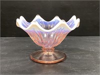 Vintage Westmorland Pink Opalescent Lotus Glass