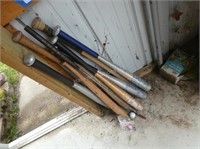 Group of baseball bats