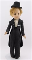 Composite Brunette Groom Doll