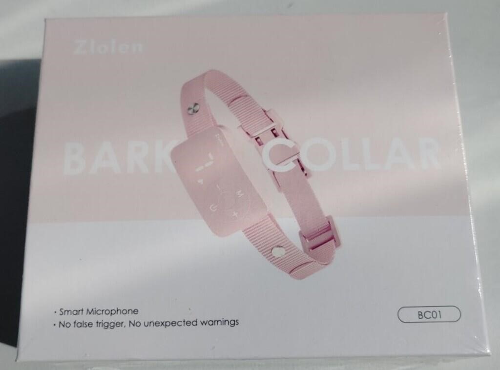 " ZLOLEN " Smart Dog Bark Collar In Pink