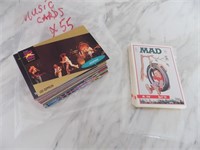 55 Music + 22 MAD Magazine Cards