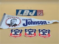 Lyndon Johnson Campaign Memorabilia
