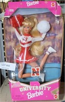 NEBR. CORNJUSKERS UNIVERSITY BARBIE DOLL