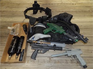 Holster, Sea Quest Vest, Paintball Guns: As-Is