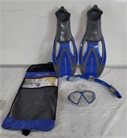 Set of diving accessories