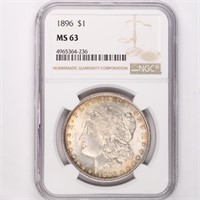 1896 Morgan Dollar NGC MS63