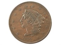 1839 Large Cent Booby Head