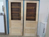 SOLID WOOD DOORS - NO GLASS 32"X 81"