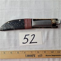 Western Knife in Sheath