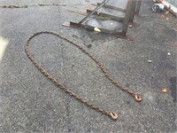 LARGE CHAIN WITH HOOKS / LOG CHAIN / TOW CHAIN