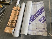 (4) Partial Rolls of Roof Underlayment