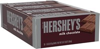 36x43g Hershey's Milk Chocolate Bars BB 09 2024
