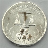 (KK) 1oz Silver Round 1974 Universaro