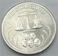 (KK) 1oz Silver Round 1974 Universaro