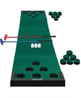 Golf Pong Putting Game Mini Golf Course Set
