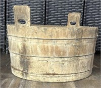 Antique Wooden Washtub