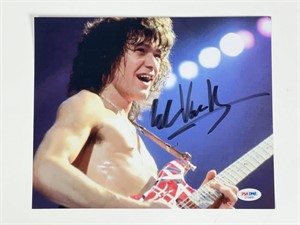 Eddie Van Halen Autographed/ Signed Photograph
