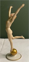 Vintage 1930 Porcelain Art of Dancing Girl