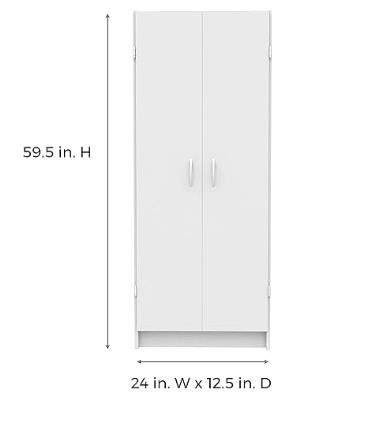 ClosetMaid Pantry Cabinet Cupboard, White