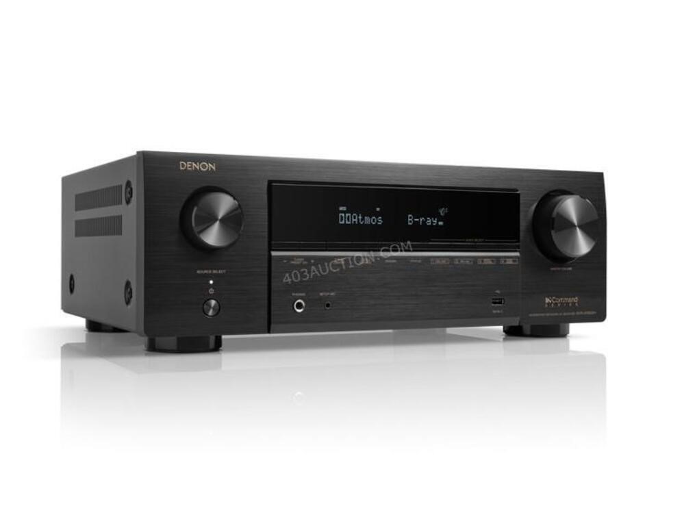 Denon 7.2 Ch. 80W 8K AV Receiver - NEW $1020