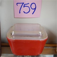 PYREX LIDDED REFRIGERATOR BOX 4 IN