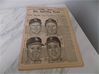 1962 Sporting News w/ Mickey Mantle Complete