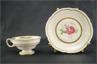 Castleton China Dolly Madison Tea Cup & Saucer