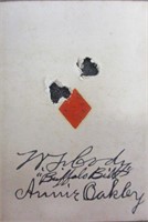 Buffalo Bill, Annie Oakley Signed Shooting Card