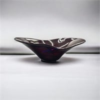 Ruby Red Console Bowl