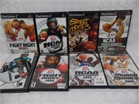 (8)PS2 PlayStation 2 Video Game Lot