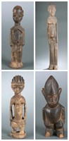 4 West African style figures. 20th century.