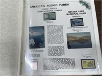 STAMP DISPLAY PANEL US COMMEMORATIVE STAMPS