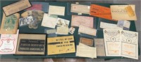 Large lot of awesome antique paper- 1961 milk, coe