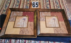 2 Pieces of Wall Art (Flowers)