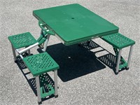 Portable Camping Table Seats 4 LIKE NEW!
