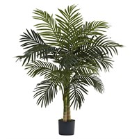 Indoor 4 Ft. Artificial Golden Cane Palm Tree