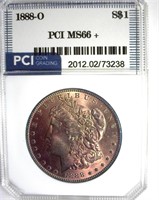 1888-O Morgan MS66+ LISTS $4500