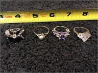 Assorted Lot of Costume Jewelry Rings