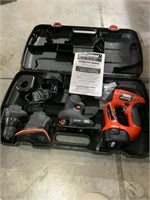 black and decker tool lot in case
