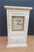 Bulova Clock in 12" high Cabinet