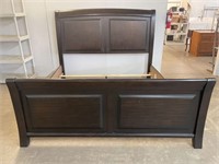 Wooden King Size Sleigh Bed Frame