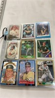 Mark McGwire cards 8 sheets