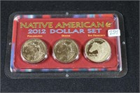 2012 Native American Dollar Set: P, D, & S