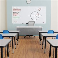 Amazon Basics 6'x4' Glass Dry Erase Board