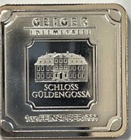1oz Geiger  .999 Silver