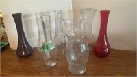 Assorted vases