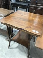 Square parlor table, 24 x 24 x 29" tall