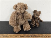 (2) Jointed Teddy Bears- One Boyds
