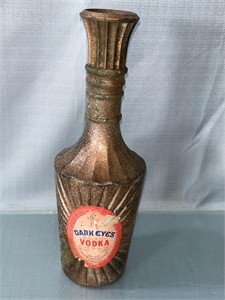 Vintage Dark Eyes Vodka Glass Decanter