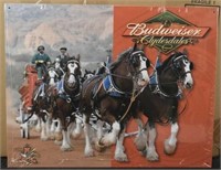 Budweiser Clydesdales Tin Sign